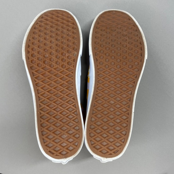 VANS Shoes Womens 8.5 purple orange checkerboard sk8-hi platform high top retro - Picture 12 of 14